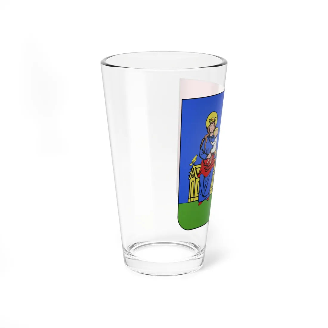Blason Auderghem (Belgium) (Coat of Arms) Pint Glass 16oz - Go Mug Yourself