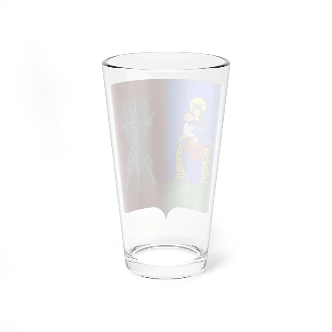 Blason Auderghem (Belgium) (Coat of Arms) Pint Glass 16oz - Go Mug Yourself