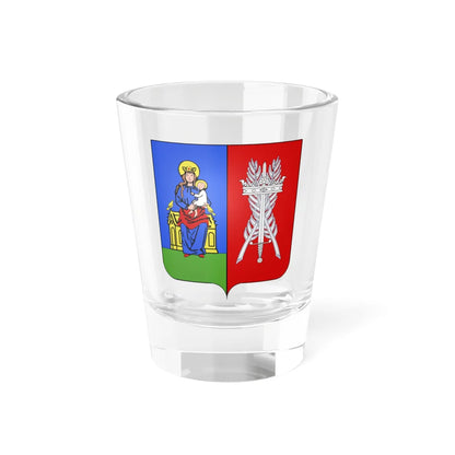 Blason Auderghem (Belgium) (Coat of Arms) Shot Glass 1.5oz 1.5oz - Go Mug Yourself