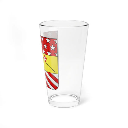 Blason Auguste Frédéric Louis Viesse de Marmont 1774-1852 duc de Raguse (France) (Coat of Arms) Pint Glass 16oz - Go Mug Yourself