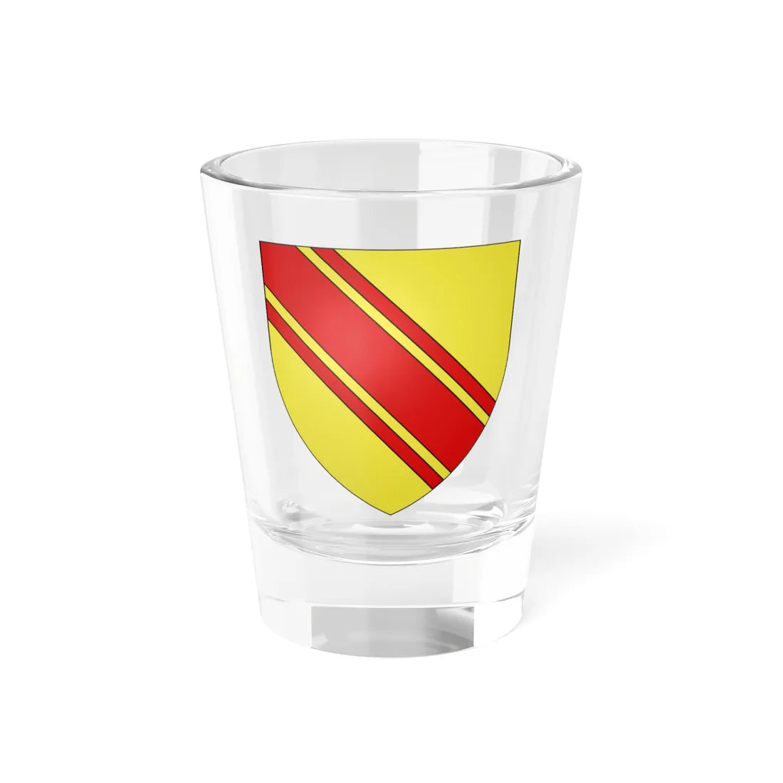 Blason Beaufort-sur-Meuse selon Gelre (Belgium) (Coat of Arms) Shot Glass 1.5oz 1.5oz - Go Mug Yourself
