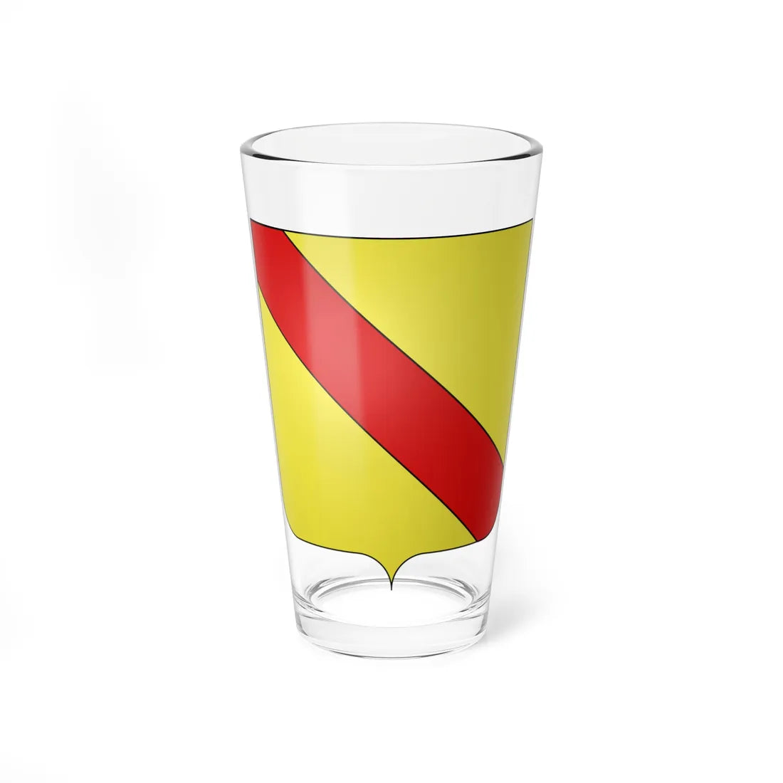 Blason Beloeil (Belgium) (Coat of Arms) Pint Glass 16oz 16oz - Go Mug Yourself
