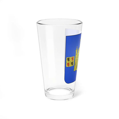 Blason binche moderne (Belgium) (Coat of Arms) Pint Glass 16oz - Go Mug Yourself