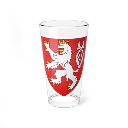 Blason Bo Bohême (Czech Republic) (Coat of Arms) Pint Glass 16oz 16oz - Go Mug Yourself