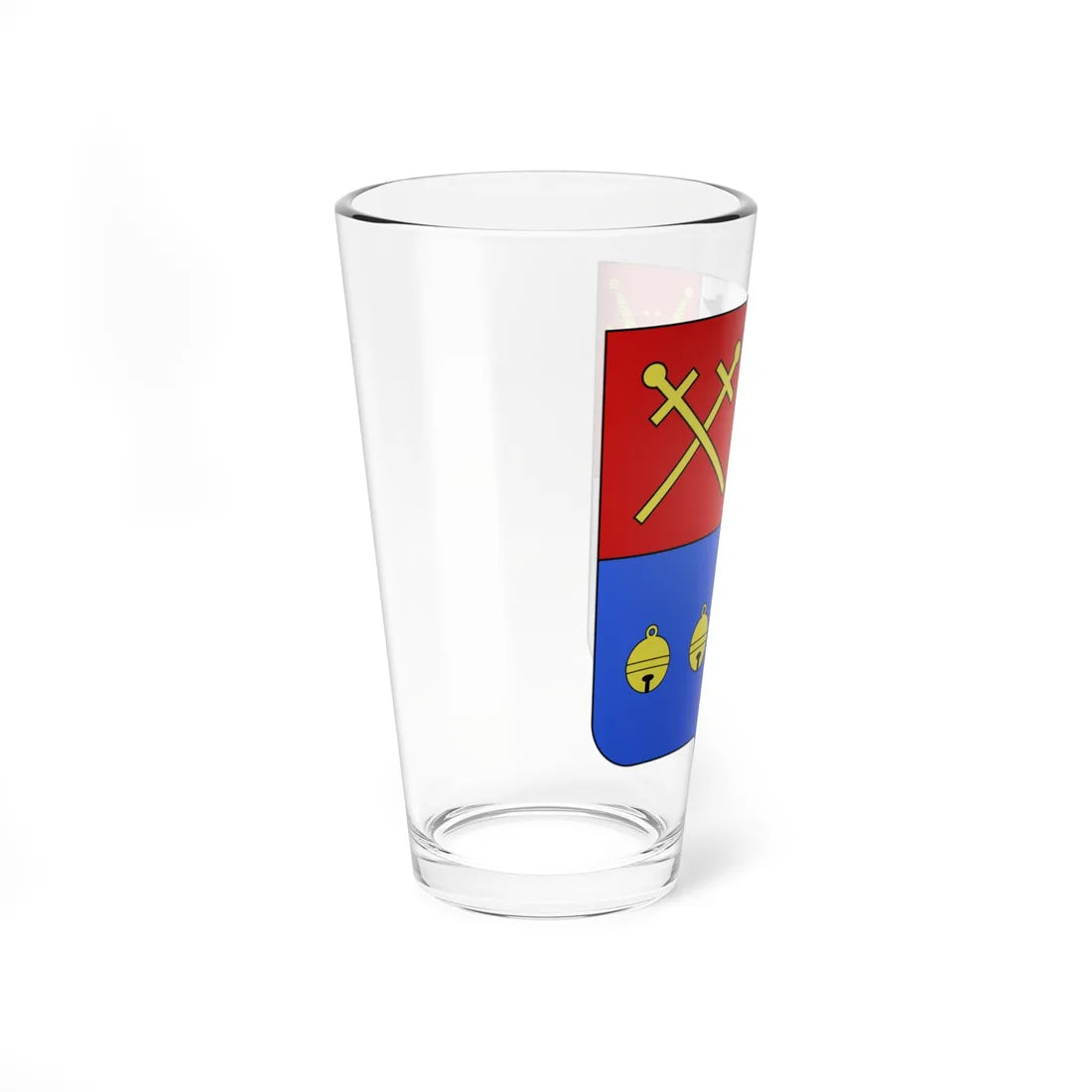Blason Boechout (Belgium) (Coat of Arms) Pint Glass 16oz - Go Mug Yourself