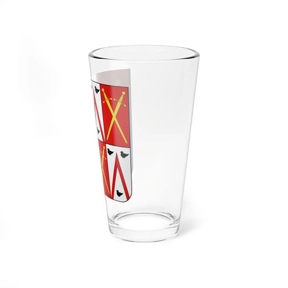 Blason Boechout (Belgium) (Coat of Arms) Pint Glass 16oz - Go Mug Yourself