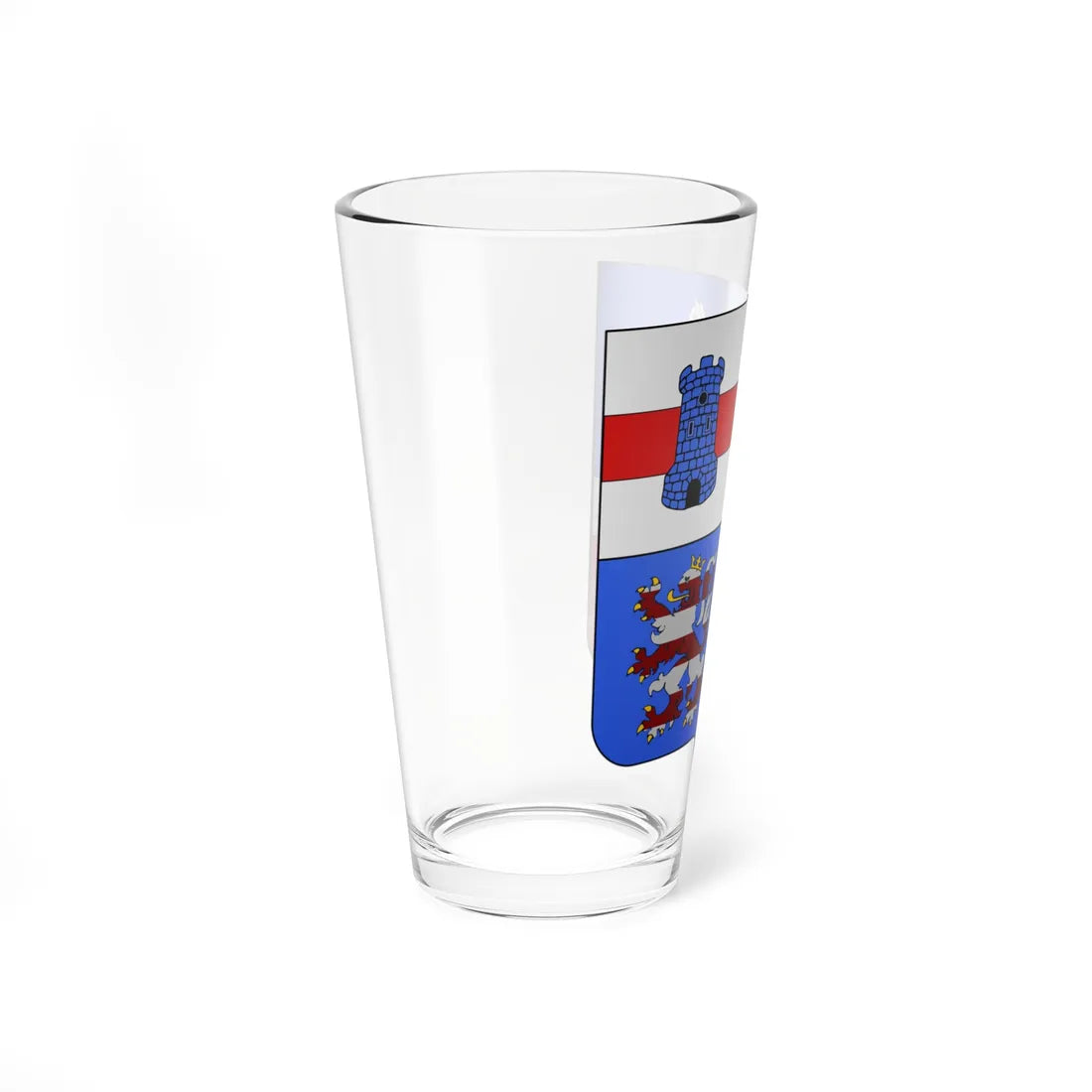 Blason Bornem (Belgium) (Coat of Arms) Pint Glass 16oz - Go Mug Yourself