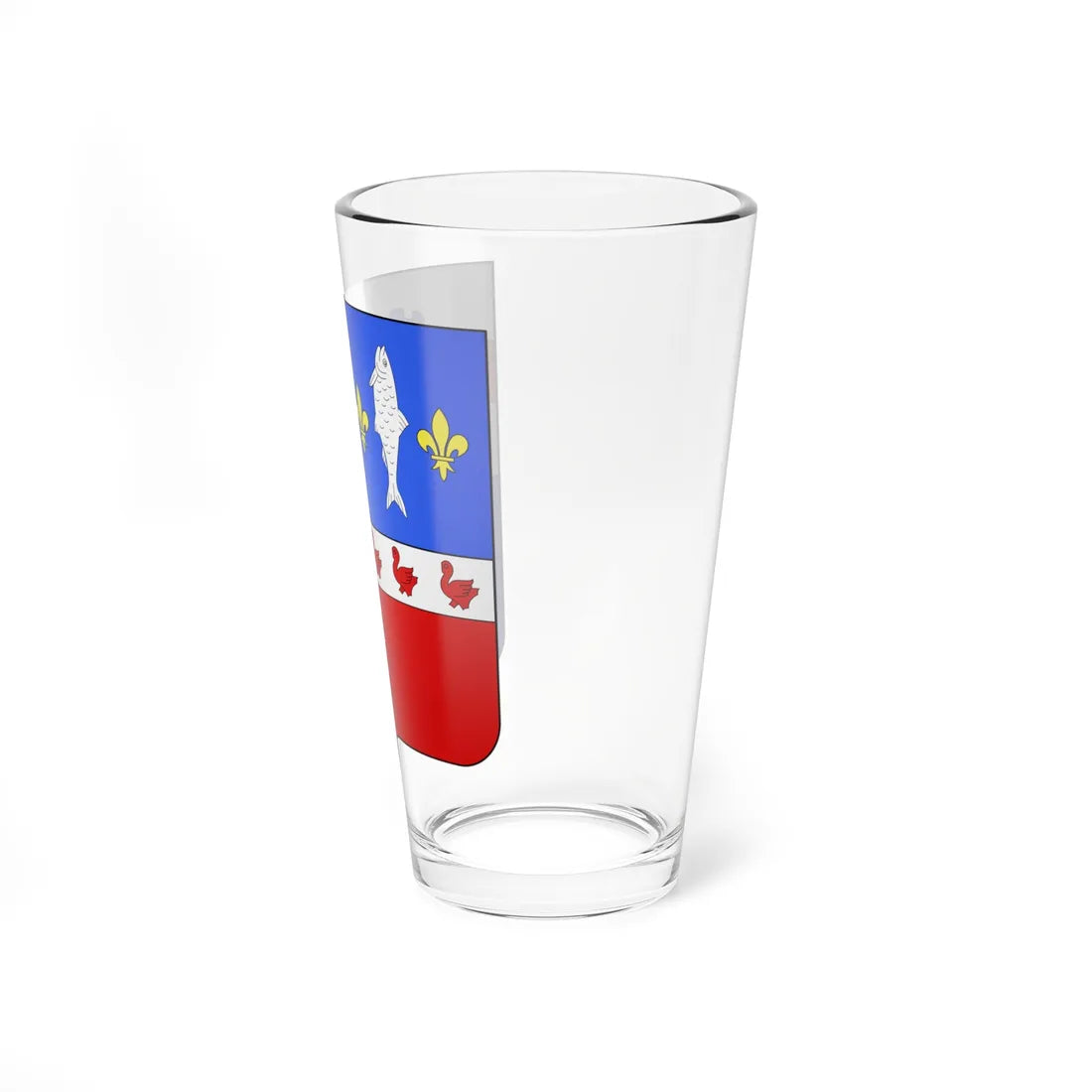 Blason Bornem (Belgium) (Coat of Arms) Pint Glass 16oz - Go Mug Yourself