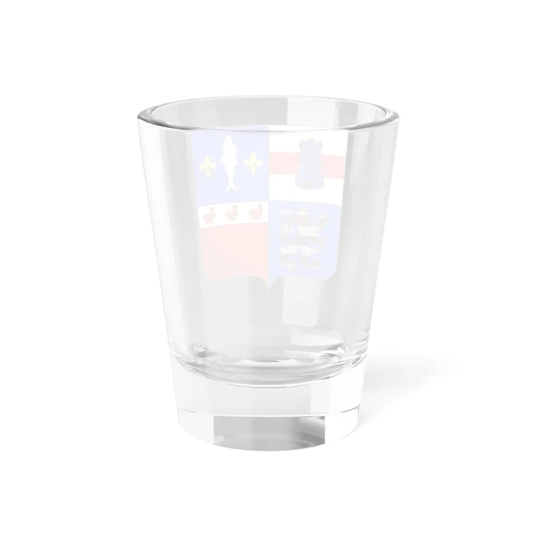 Blason Bornem (Belgium) (Coat of Arms) Shot Glass 1.5oz - Go Mug Yourself