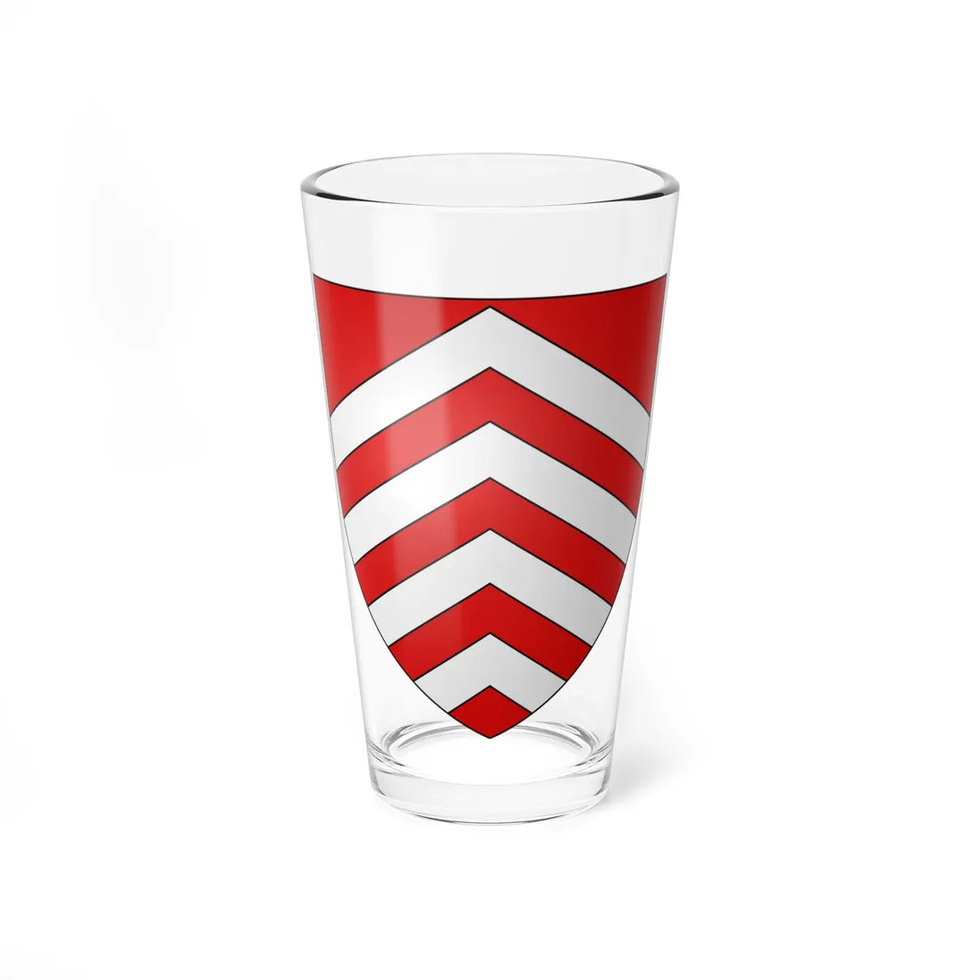 Blason Brakel (Belgium) (Coat of Arms) Pint Glass 16oz 16oz - Go Mug Yourself