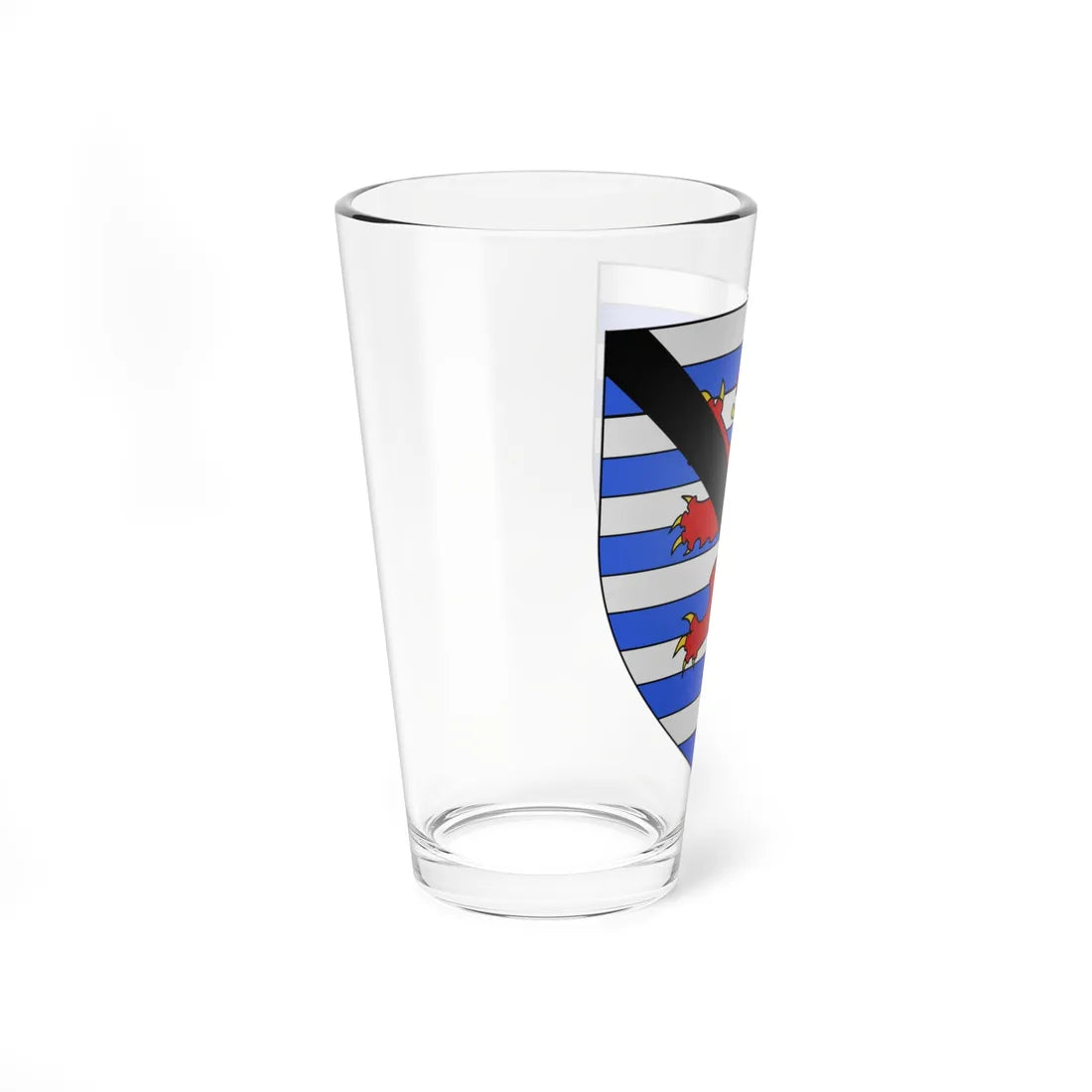 Blason Bâtard de Luxembourg fils de Wenceslas Ier selon Gelre (Luxembourg) (Coat of Arms) Pint Glass 16oz - Go Mug Yourself
