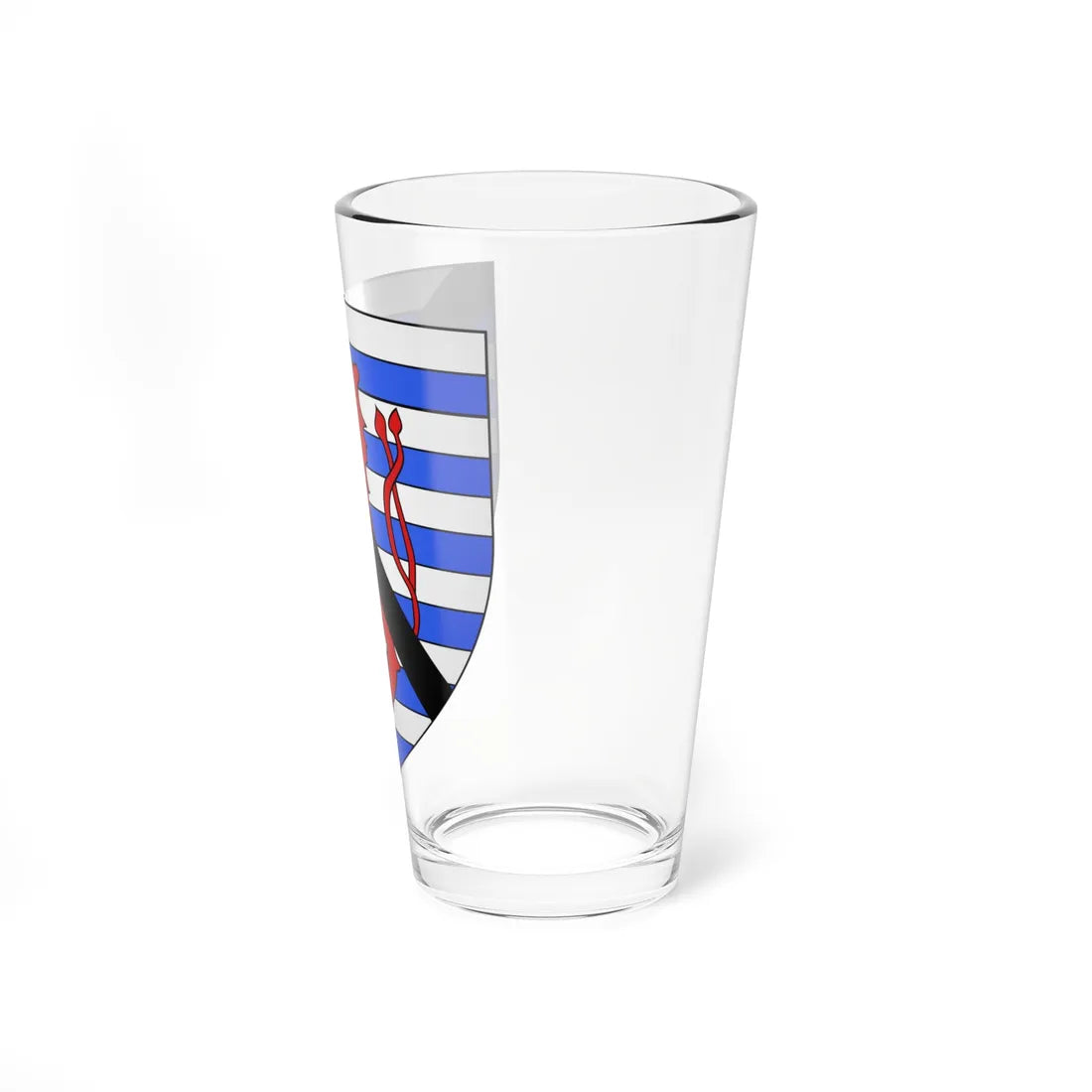 Blason Bâtard de Luxembourg fils de Wenceslas Ier selon Gelre (Luxembourg) (Coat of Arms) Pint Glass 16oz - Go Mug Yourself
