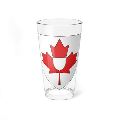 Blason CA Canadian heraldic authority (Canada) (Coat of Arms) Pint Glass 16oz 16oz - Go Mug Yourself