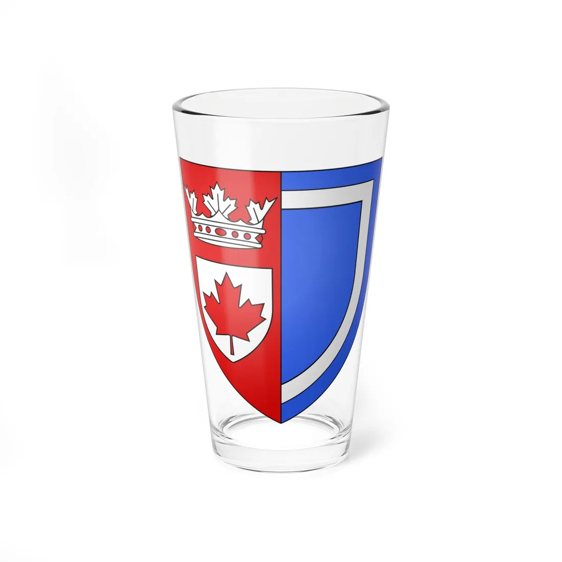 Blason CA Claire Boudreau Chief Herald of Canada (Canada) (Coat of Arms) Pint Glass 16oz 16oz - Go Mug Yourself
