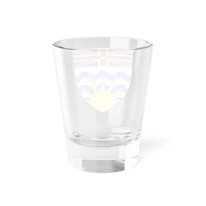 Blason ca Colombie-Britannique (Canada) (Coat of Arms) Shot Glass 1.5oz - Go Mug Yourself