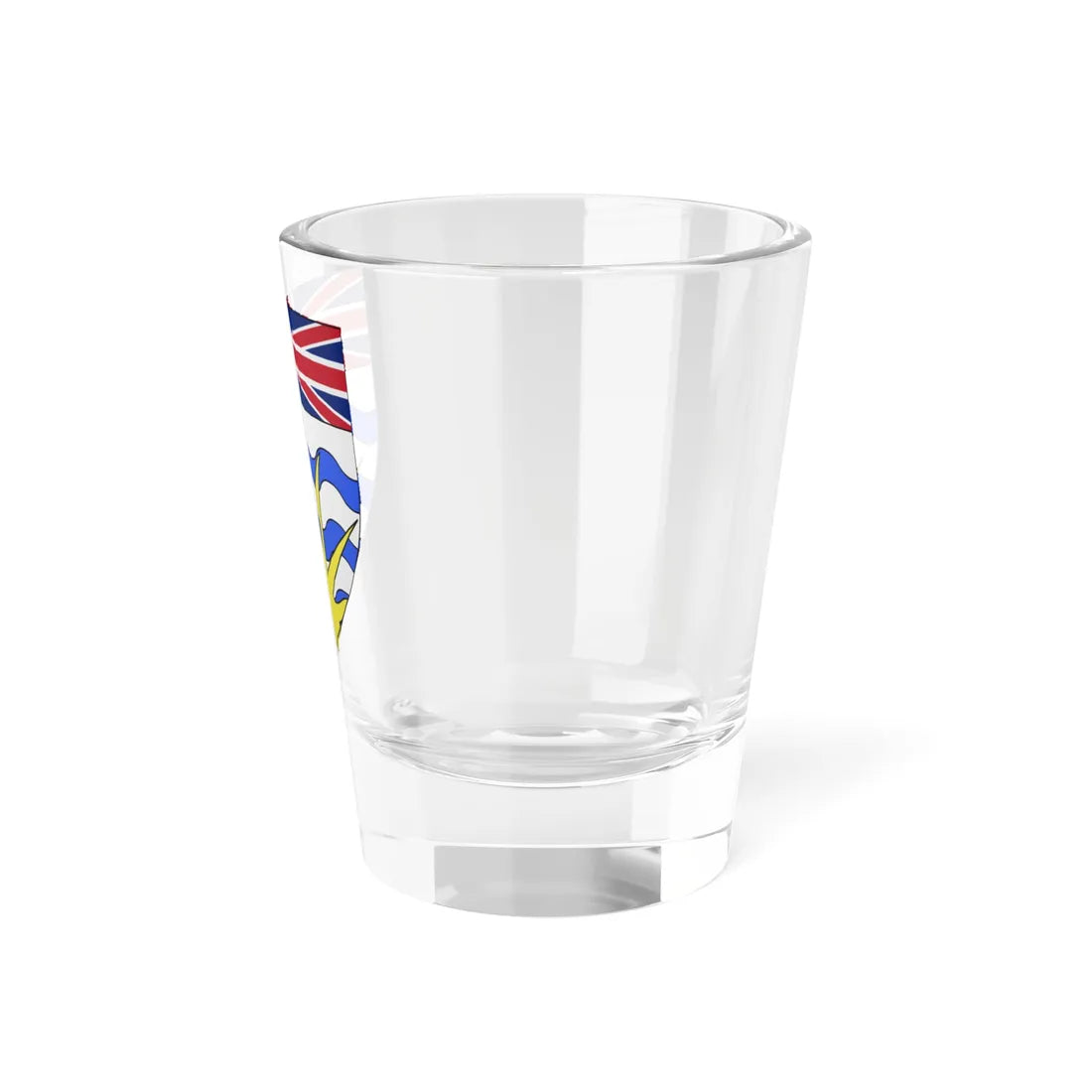 Blason ca Colombie-Britannique (Canada) (Coat of Arms) Shot Glass 1.5oz - Go Mug Yourself