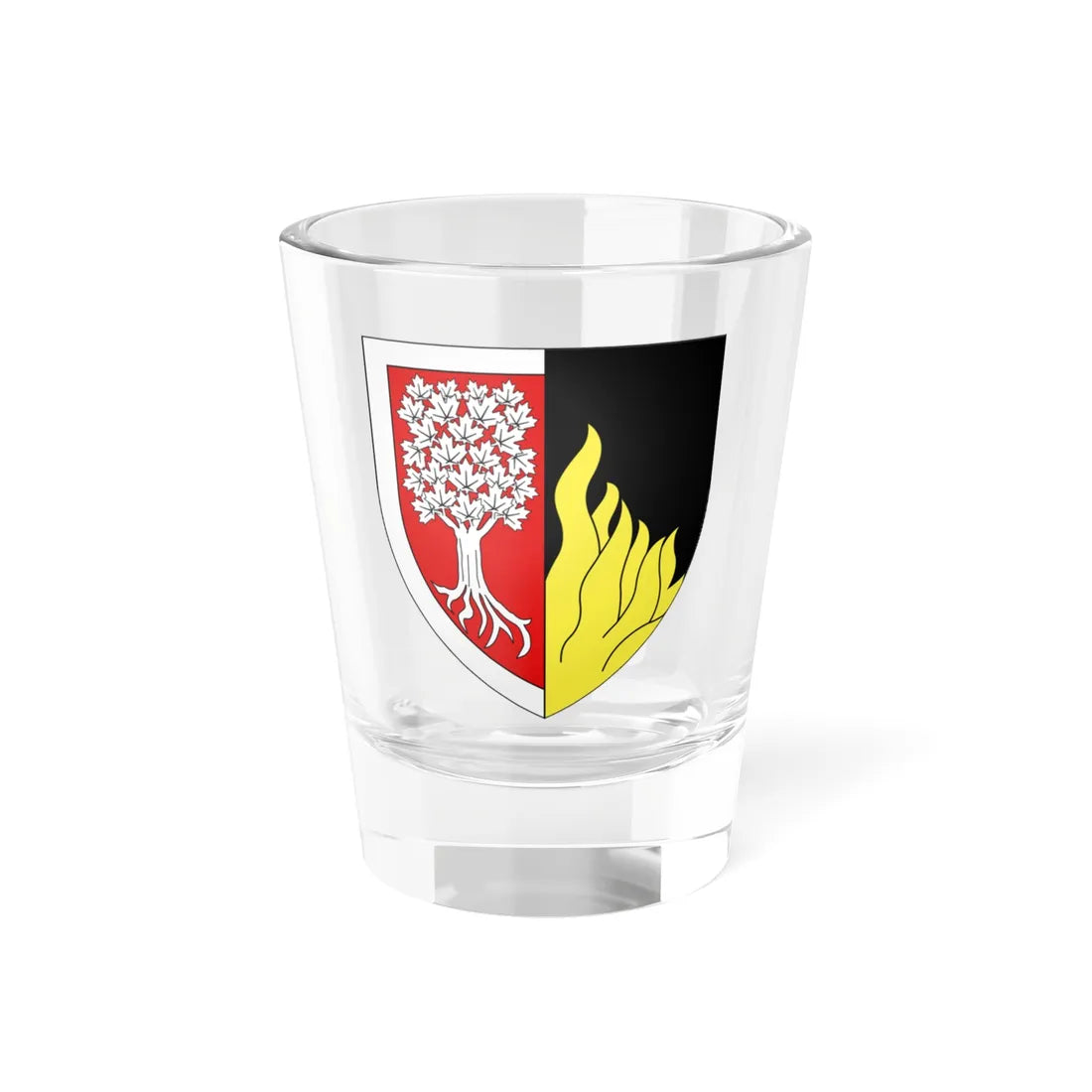 Blason CA Emmanuelle Sajous Deputy Herald Chancellor of Canada (Canada) (Coat of Arms) Shot Glass 1.5oz 1.5oz - Go Mug Yourself