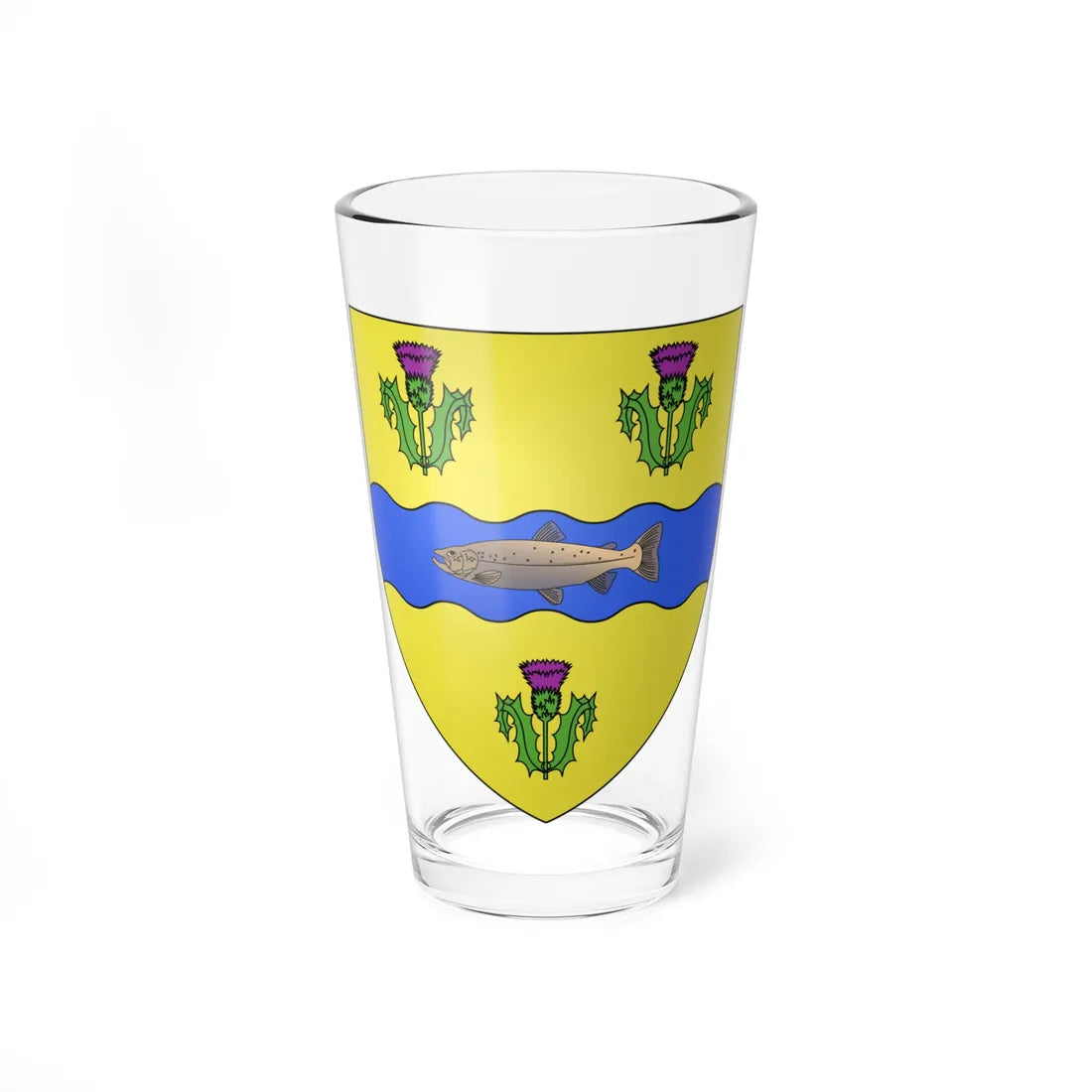 Blason ca Province Nouvelle-Écosse 1867-1929 (Canada) (Coat of Arms) Pint Glass 16oz 16oz - Go Mug Yourself