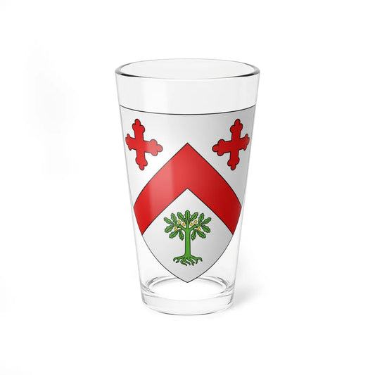 Blason ca ville Saint-Boniface Québec (Canada) (Coat of Arms) Pint Glass 16oz 16oz - Go Mug Yourself