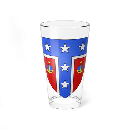 Blason ca ville Saint-CômeLinière (Canada) (Coat of Arms) Pint Glass 16oz 16oz - Go Mug Yourself