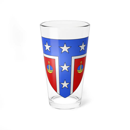 Blason ca ville Saint-CômeLinière (Canada) (Coat of Arms) Pint Glass 16oz 16oz - Go Mug Yourself