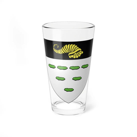 Blason ca ville Sept-Îles Sept-Rivières (Canada) (Coat of Arms) Pint Glass 16oz 16oz - Go Mug Yourself