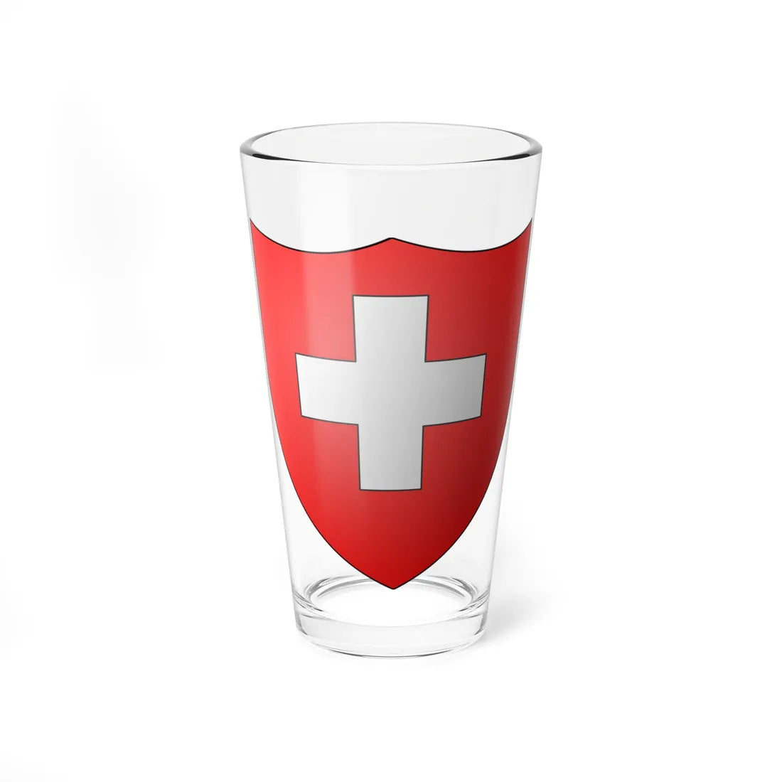 Blason-CH-3D-SUISSE-001 (Switzerland) (Coat of Arms) Pint Glass 16oz - Go Mug Yourself