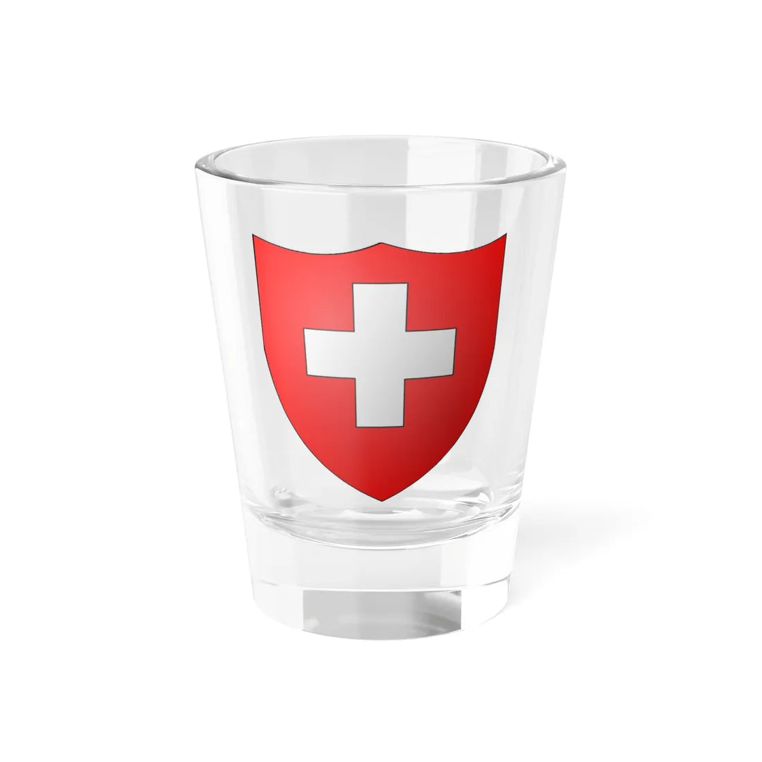 Blason-CH-3D-SUISSE-001 (Switzerland) (Coat of Arms) Shot Glass 1.5oz 1.5oz - Go Mug Yourself