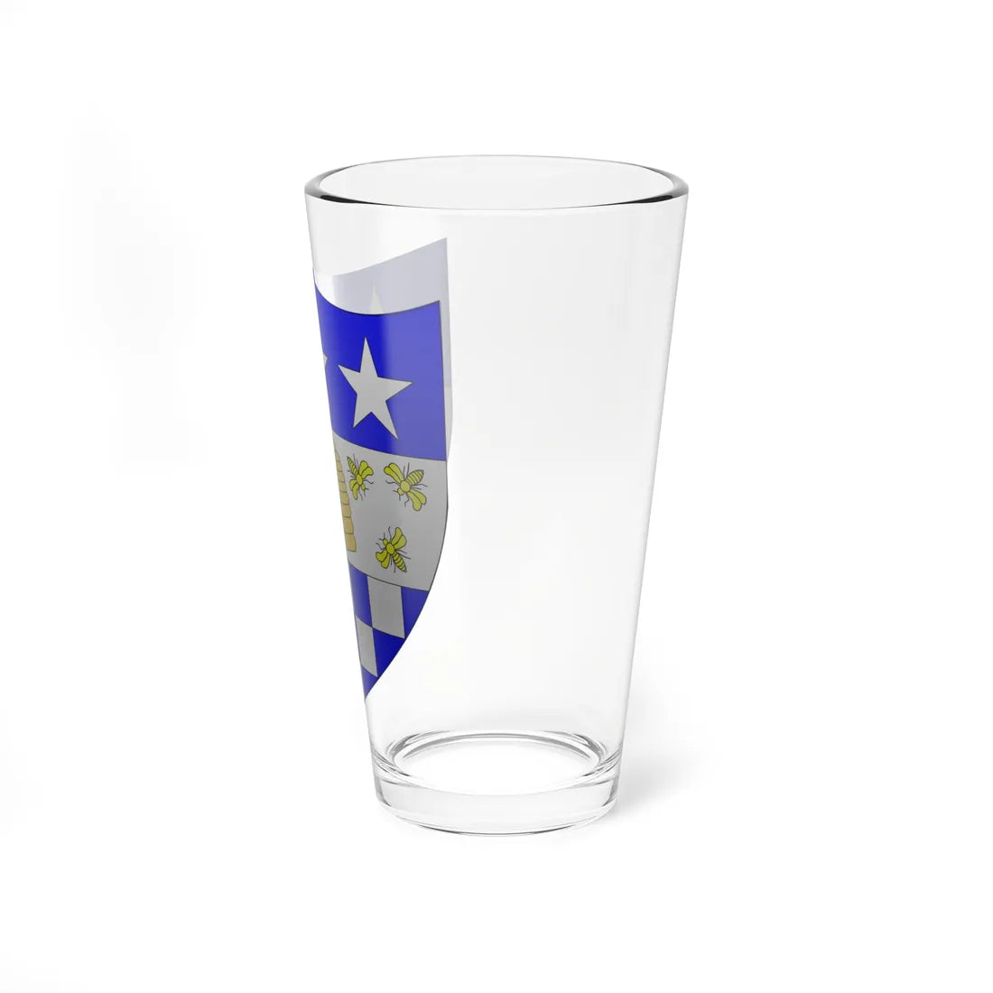 Blason-CH-3D-Ville-La-Chaux-de-Fonds (Switzerland) (Coat of Arms) Pint Glass 16oz - Go Mug Yourself