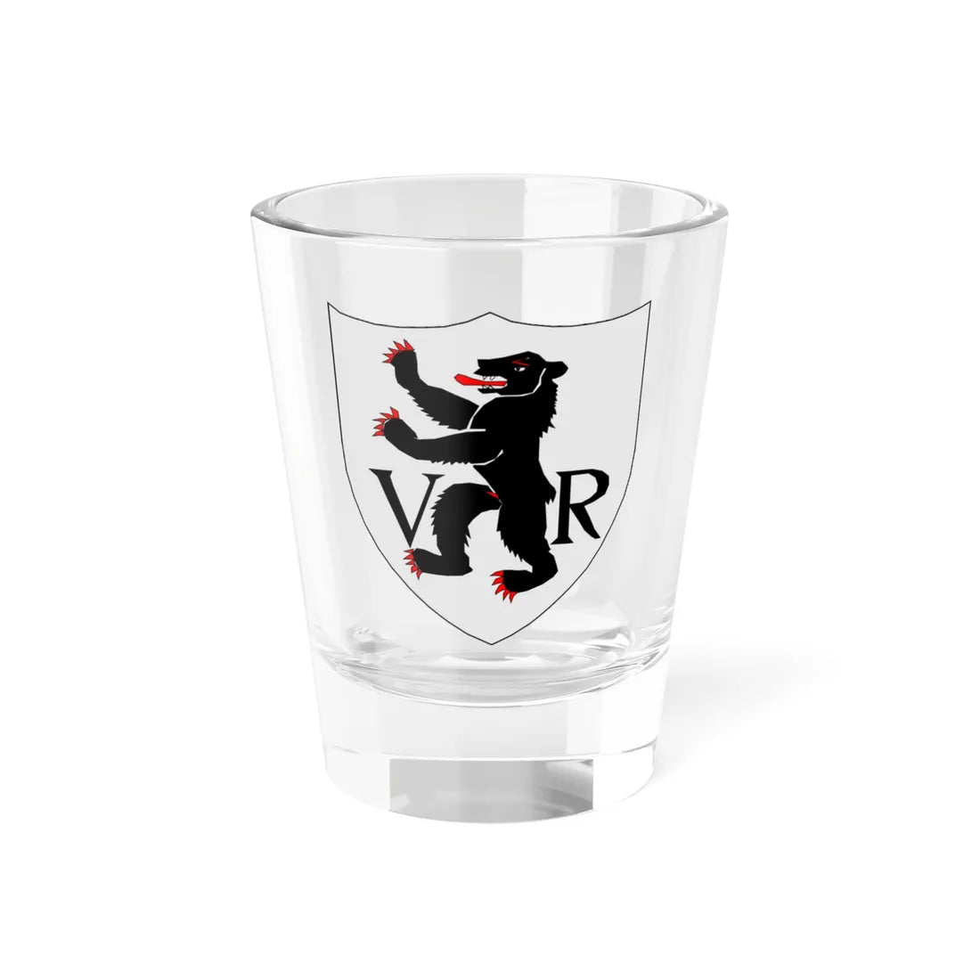 Blason-CH-Canton-Appenzell-Rhodes-Exterieures (Switzerland) (Coat of Arms) Shot Glass 1.5oz 1.5oz - Go Mug Yourself