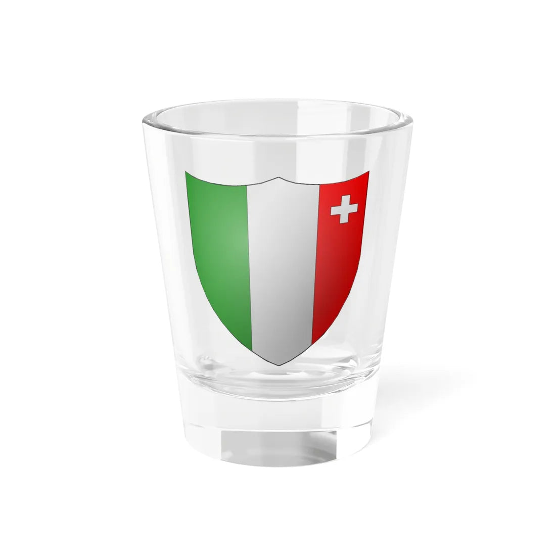 Blason-CH-Canton-Neuchâtel (Switzerland) (Coat of Arms) Shot Glass 1.5oz 1.5oz - Go Mug Yourself