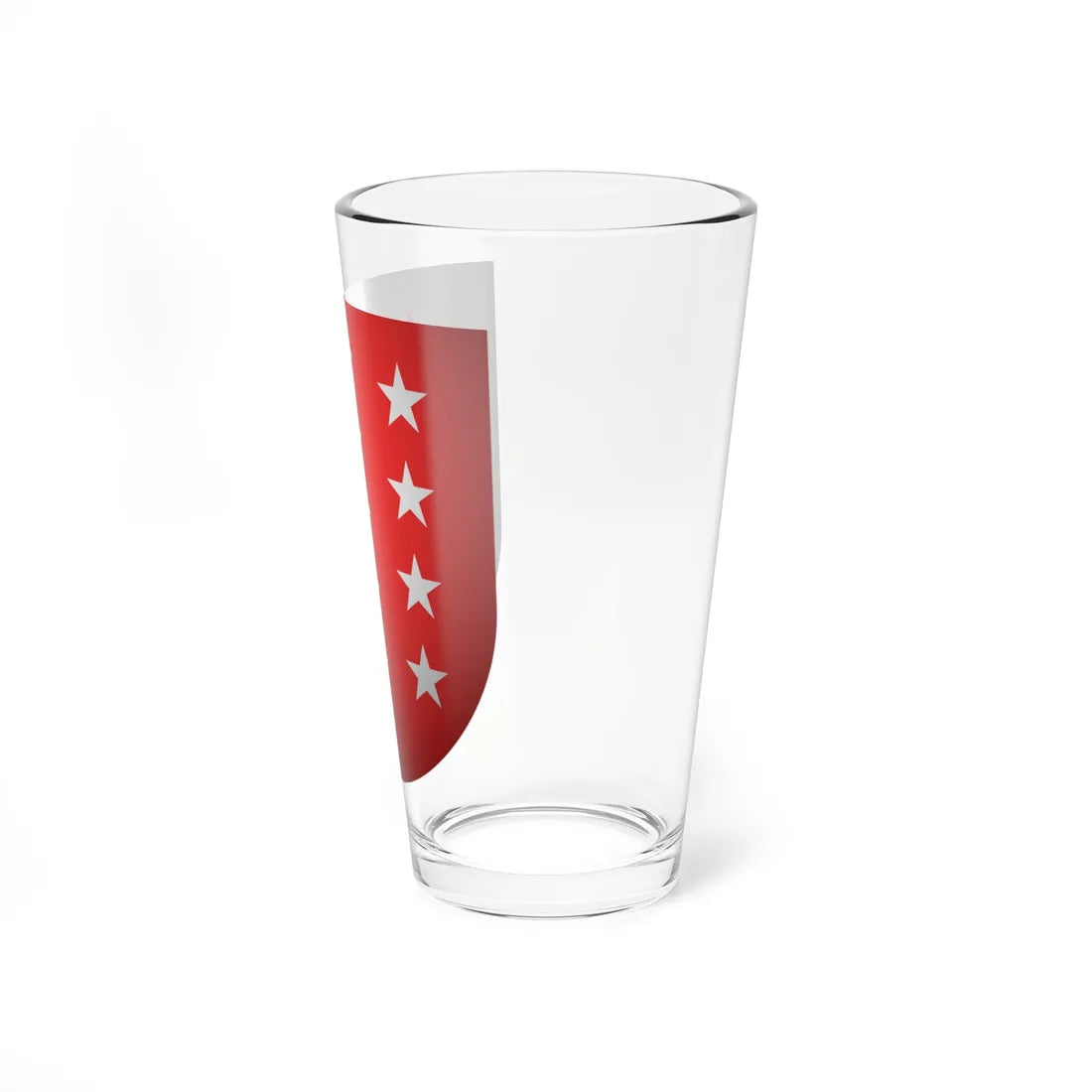 Blason CH Canton Valais 3D (Switzerland) (Coat of Arms) Pint Glass 16oz - Go Mug Yourself