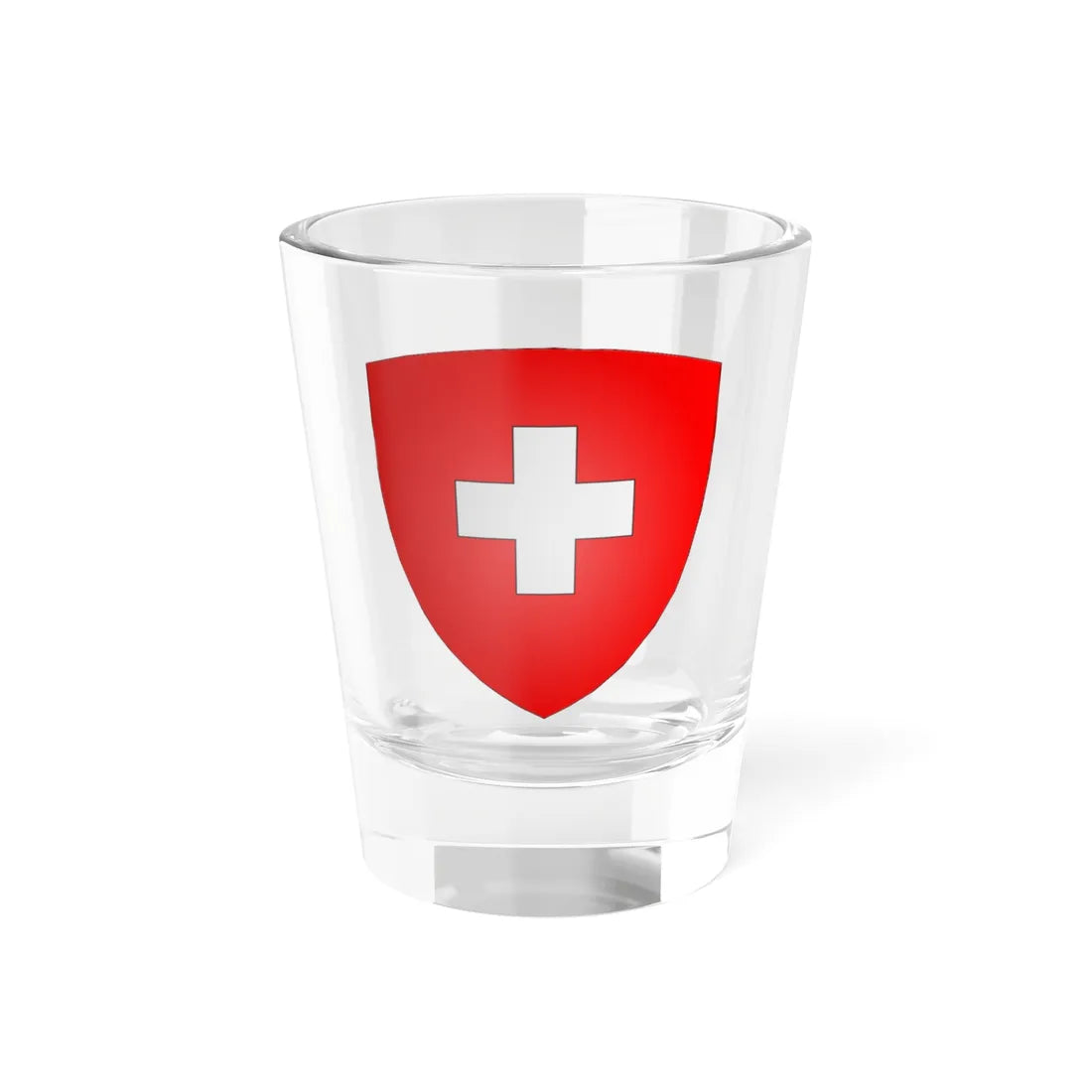 Blason-CH-Suisse-1 (Switzerland) (Coat of Arms) Shot Glass 1.5oz 1.5oz - Go Mug Yourself