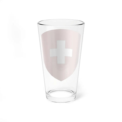 Blason-CH-Suisse--Halo (Switzerland) (Coat of Arms) Pint Glass 16oz - Go Mug Yourself