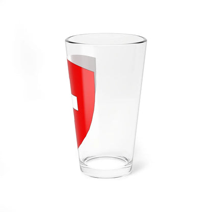 Blason-CH-Suisse--Halo (Switzerland) (Coat of Arms) Pint Glass 16oz - Go Mug Yourself
