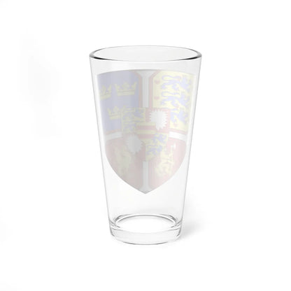 Blason Christian Ier de Oldenbourg 1425-1481 Roi de Suède de Danemark et de Norvège (Denmark) (Coat of Arms) Pint Glass 16oz - Go Mug Yourself