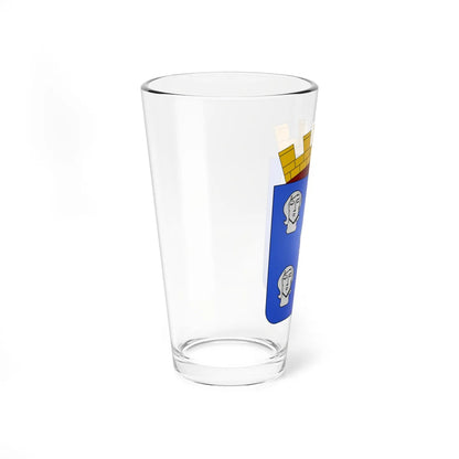 Blason Ciney Namur avec ornements (Belgium) (Coat of Arms) Pint Glass 16oz - Go Mug Yourself