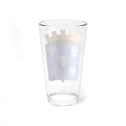 Blason Ciney Namur avec ornements (Belgium) (Coat of Arms) Pint Glass 16oz - Go Mug Yourself