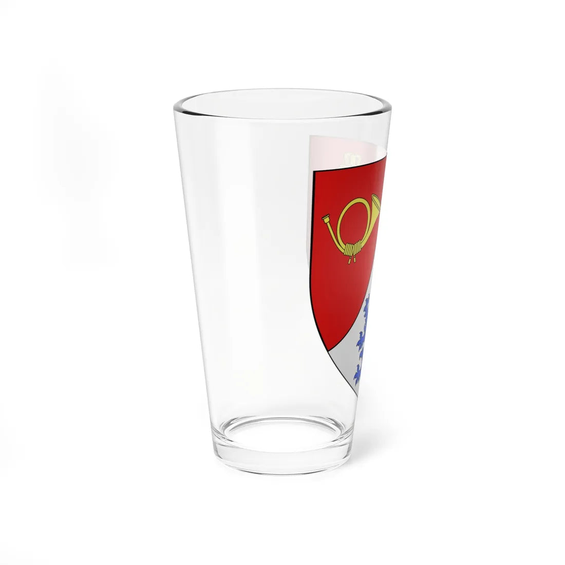 Blason commune de Tellin Belgique (Belgium) (Coat of Arms) Pint Glass 16oz - Go Mug Yourself