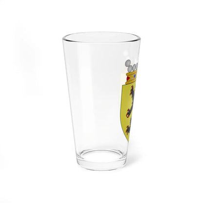 Blason Comté Flandres2 (Belgium) (Coat of Arms) Pint Glass 16oz - Go Mug Yourself