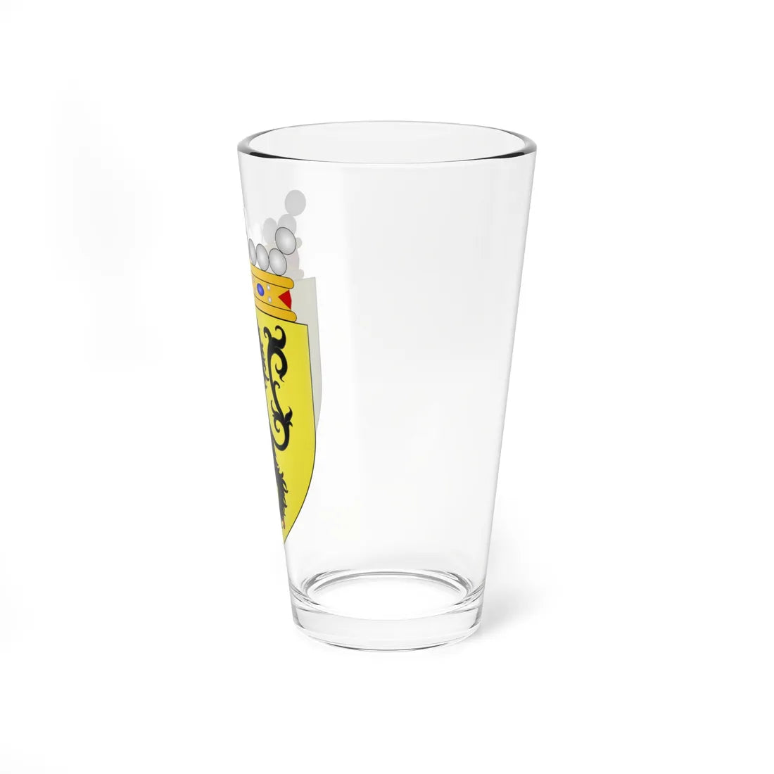 Blason Comté Flandres2 (Belgium) (Coat of Arms) Pint Glass 16oz - Go Mug Yourself