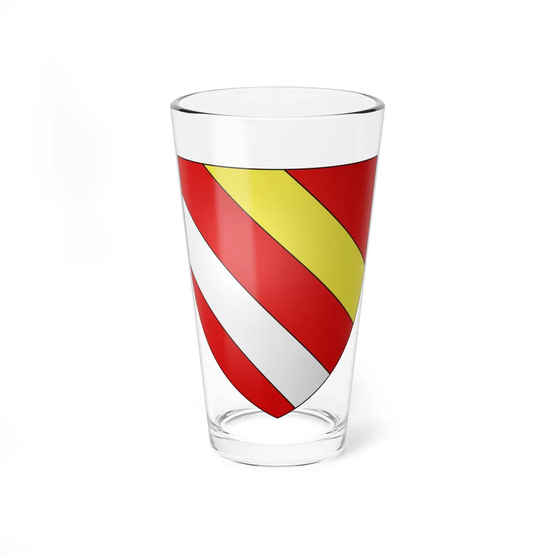 Blason Connétablie dAngleterre selon Gelre (England) (Coat of Arms) Pint Glass 16oz 16oz - Go Mug Yourself