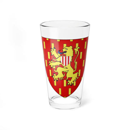 Blason Costin de Halmale selon Gelre (Belgium) (Coat of Arms) Pint Glass 16oz 16oz - Go Mug Yourself