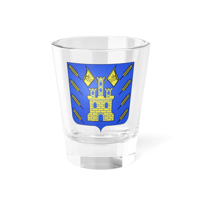 Blason Dalhem (Belgium) (Coat of Arms) Shot Glass 1.5oz 1.5oz - Go Mug Yourself