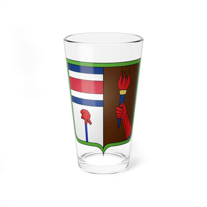 Blason de Alajuela (Costa Rica) (Coat of Arms) Pint Glass 16oz 16oz - Go Mug Yourself