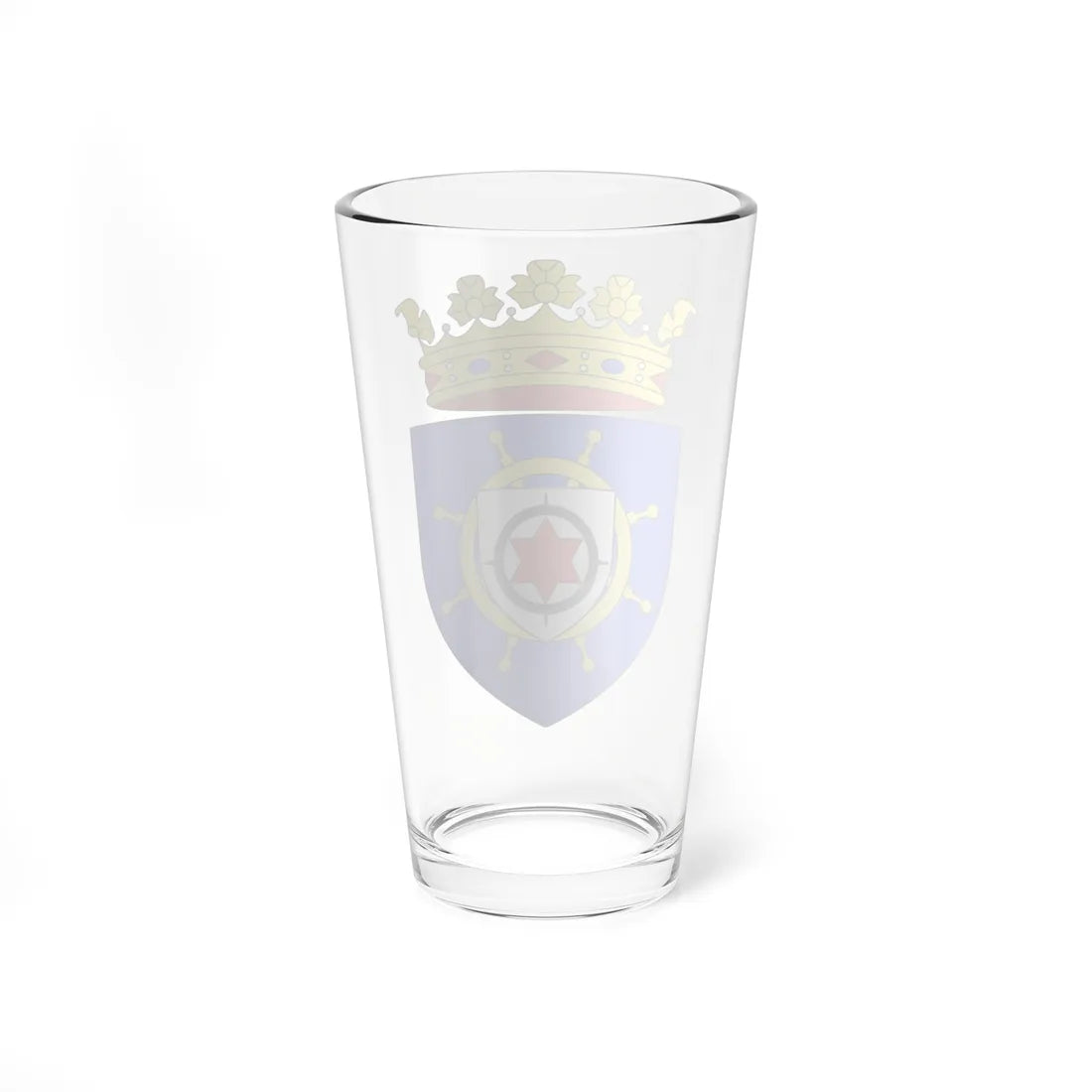 Blason de Bonaire Antilles néerlandaises (Netherlands) (Coat of Arms) Pint Glass 16oz - Go Mug Yourself