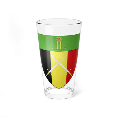 Blason de Bourg-Léopold (Belgium) (Coat of Arms) Pint Glass 16oz - Go Mug Yourself