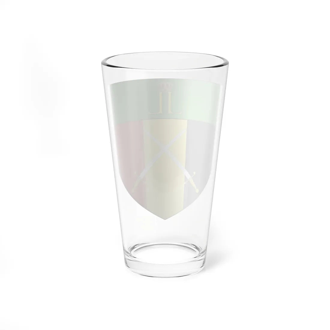 Blason de Bourg-Léopold (Belgium) (Coat of Arms) Pint Glass 16oz - Go Mug Yourself