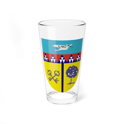 Blason de El Madher (Algeria) (Coat of Arms) Pint Glass 16oz 16oz - Go Mug Yourself