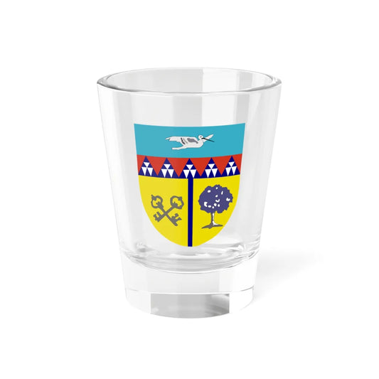 Blason de El Madher (Algeria) (Coat of Arms) Shot Glass 1.5oz 1.5oz - Go Mug Yourself